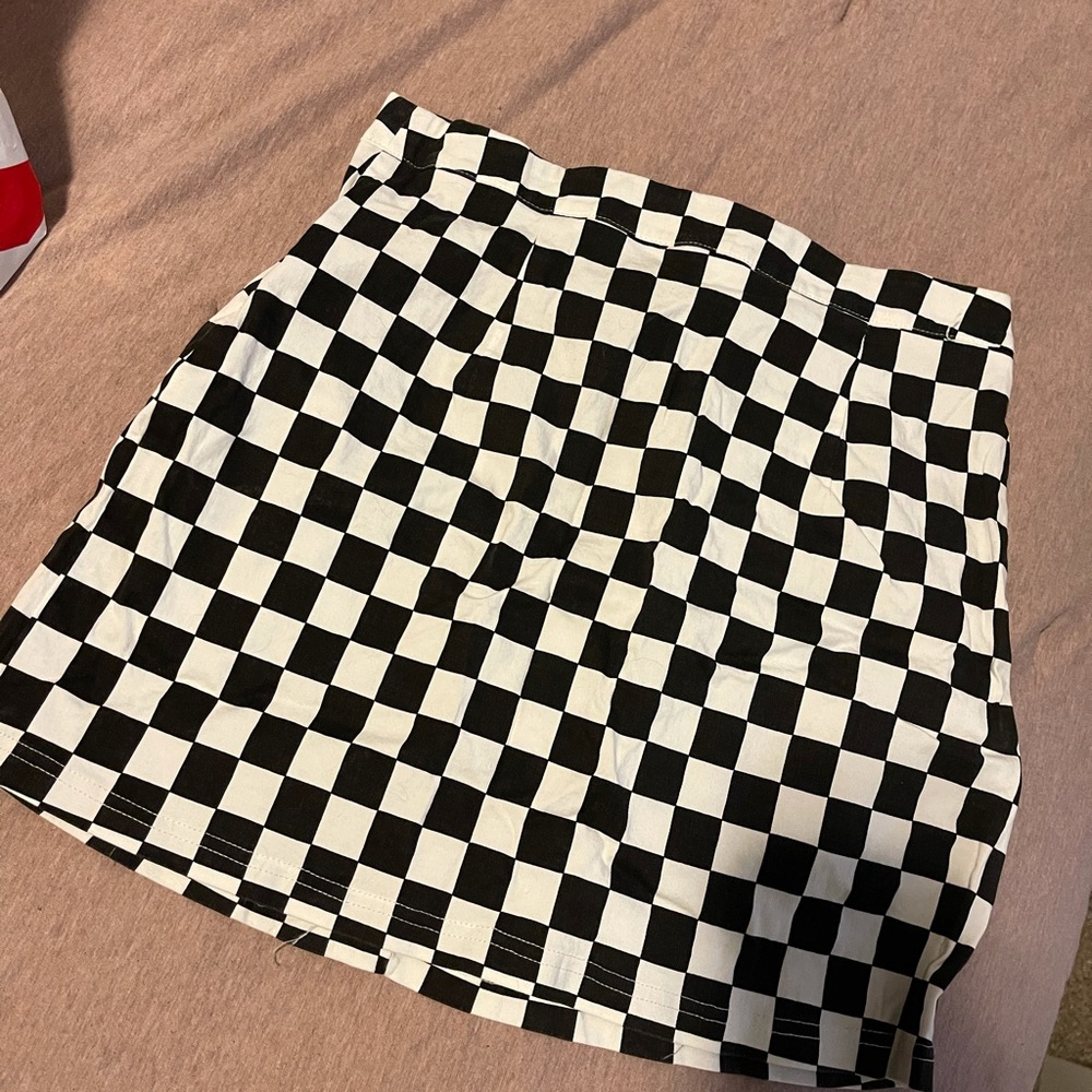 Checkered Skirt